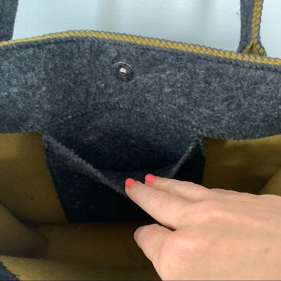 Helen Kaminski Felted Wool Tote Bag - Picture 7 of 13